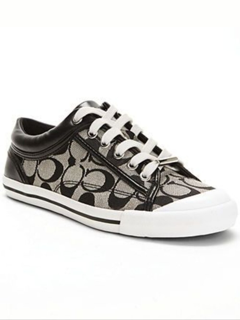 Coach Francesca Signature Monogram Low-top Sneakers Size 7.5B